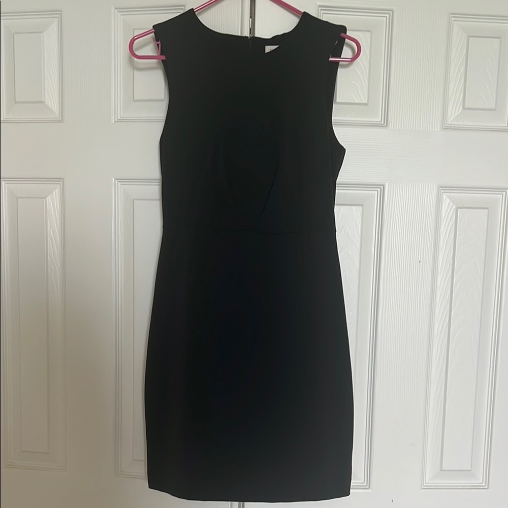 A new day Elegant Black Sleeveless Sheath Dress size 2 - Picture 2 of 4